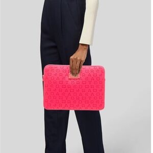Marc Jacobs Neon Pink Laptop/iPad Case